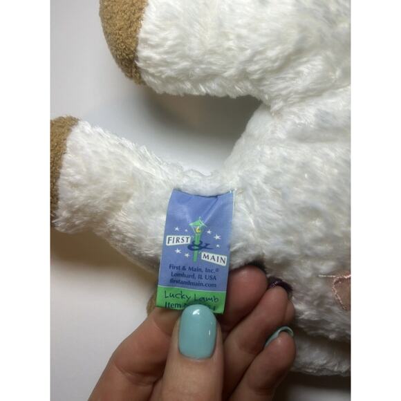 First & Main Flu Ewe Sheep Lamb Plush Stuffed Animal 2002 RARE 12" Vintage - Picture 7 of 7